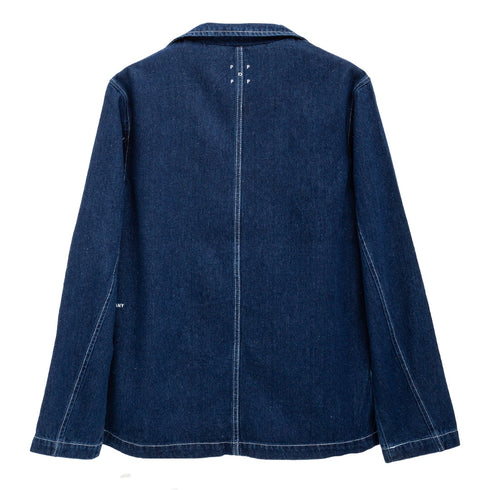 POP Trading Company Hewitt Suit Jacket Rined Denim POPSS24 Degli Uberti